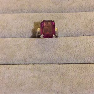 Cocktail Amethyst ring